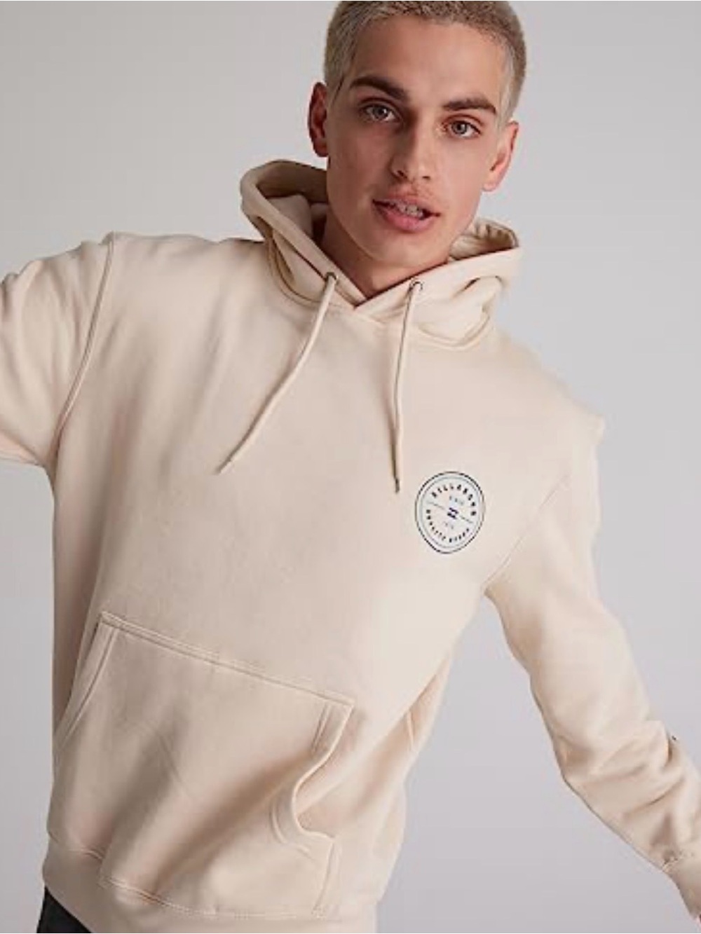 Billabong Men’s Cream Sweatshirt Size Small S